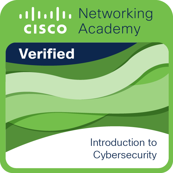 Introduction to Cybersecurity certification badge